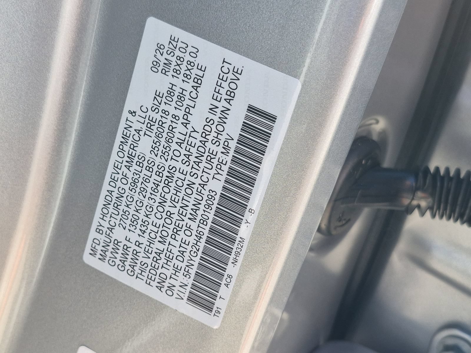 New 2026 Honda Pilot EX-L image 23