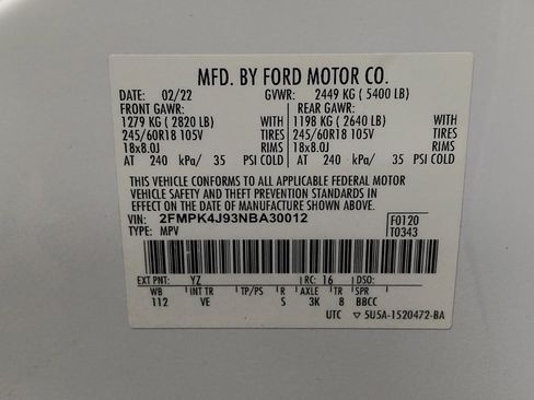 Used 2022 Ford Edge SEL w/ Convenience Package AWD/4WD image 33