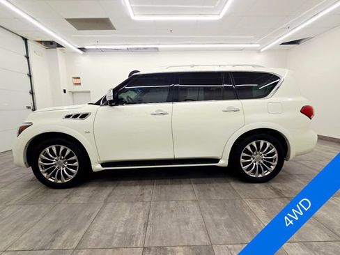 Used 2017 INFINITI QX80 4WD w/ Deluxe Technology Package image 2