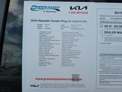Used 2024 Hyundai Tucson SEL AWD/4WD image 40
