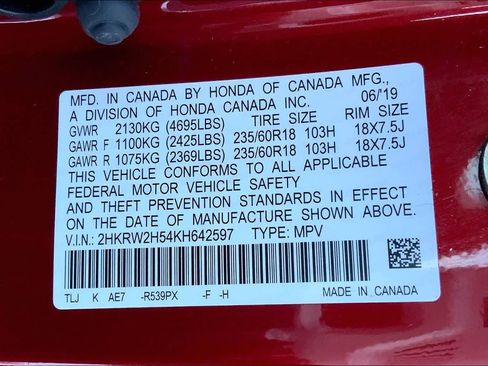 Used 2019 Honda CR-V EX image 34