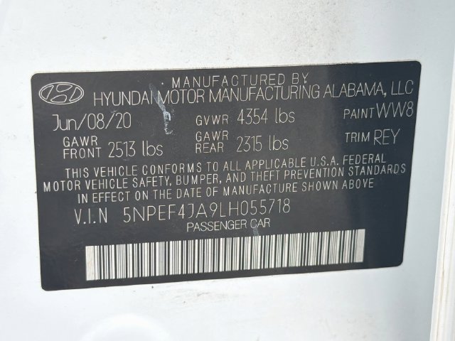 Used 2020 Hyundai Sonata SEL w/ Convenience Package FWD image 43