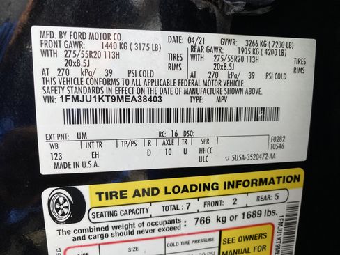 Used 2021 Ford Expedition Limited image 39