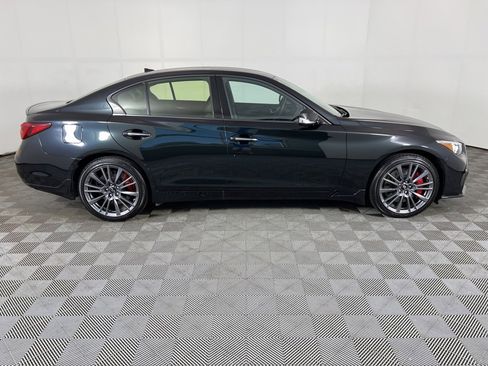 Used 2024 INFINITI Q50 Red Sport 400 w/ Black Opal Edition image 3