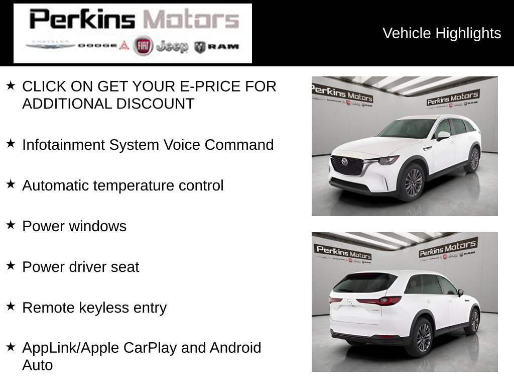 Used 2025 MAZDA CX-90 3.3 Turbo w/ Select Package AWD/4WD image 7