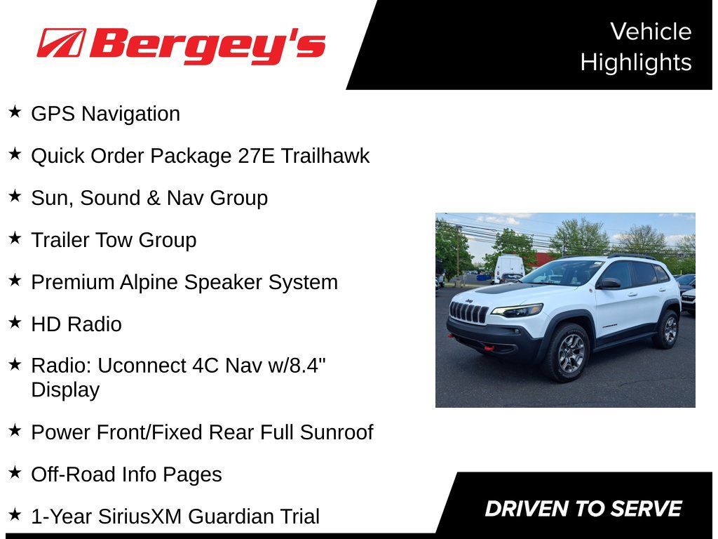 Used 2021 Jeep Cherokee Trailhawk w/ Sun, Sound & Nav Group AWD/4WD image 5