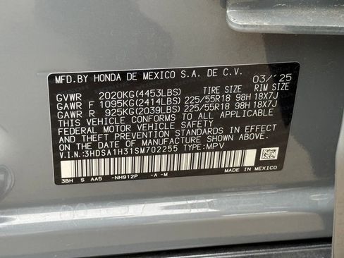 Certified 2025 Acura ADX FWD image 36