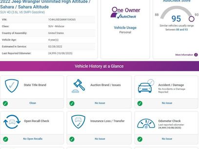 Used 2022 Jeep Wrangler Unlimited Sahara w/ Cold Weather Group