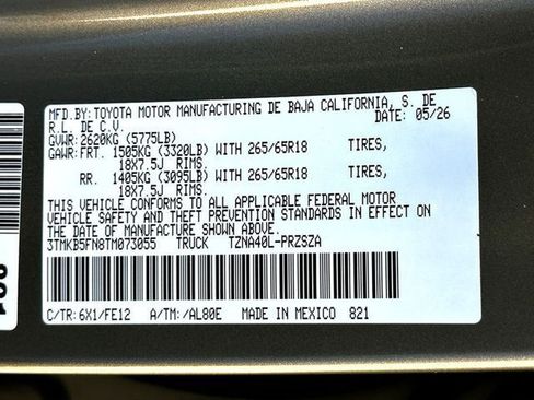 Used 2026 Toyota Tacoma TRD Sport RWD image 32