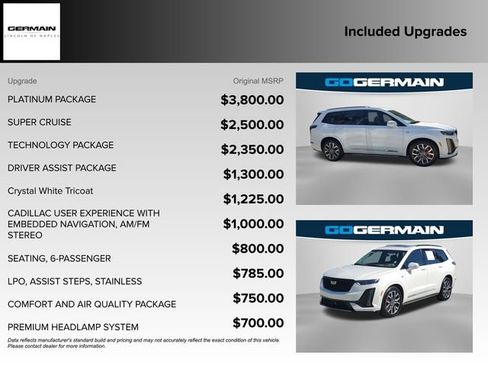 Used 2022 Cadillac XT6 Sport w/ Platinum Package image 37