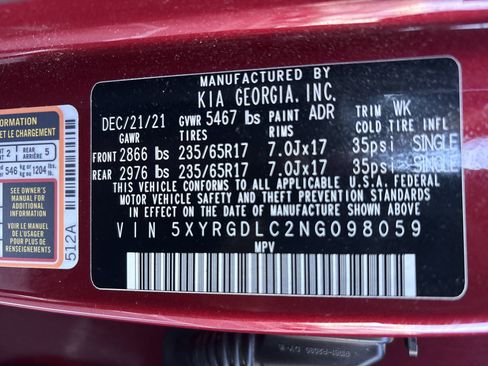 Used 2022 Kia Sorento LX image 25