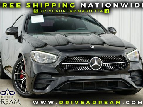 Used 2021 Mercedes-Benz E 450 Coupe w/ AMG Line image 2