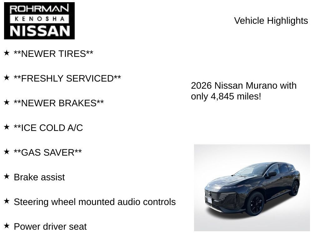 Certified 2026 Nissan Murano SV AWD/4WD image 7