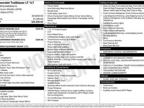 Used 2022 Chevrolet TrailBlazer LT w/ Convenience Package image 2