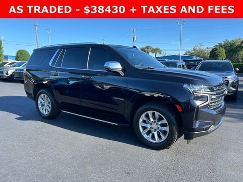 Used 2021 Chevrolet Tahoe Premier w/ Premium Package RWD image 1