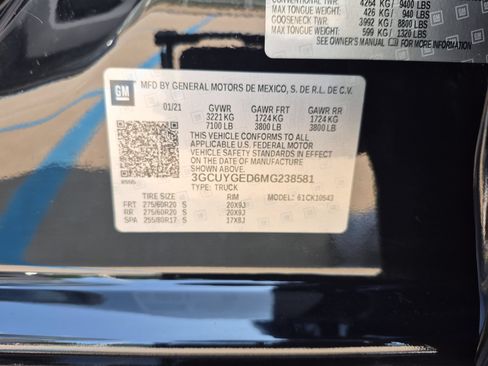 Used 2021 Chevrolet Silverado 1500 LTZ w/ LTZ Premium Package AWD/4WD image 34
