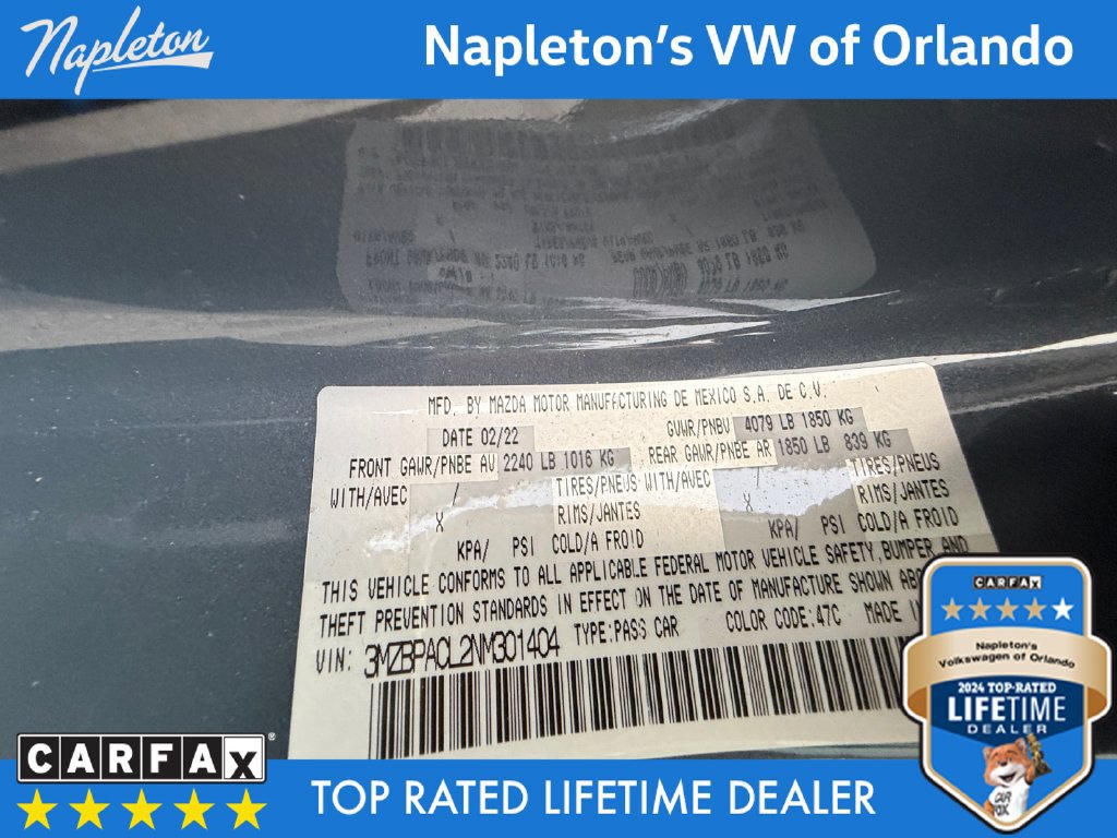 Used 2022 MAZDA MAZDA3 s FWD image 36