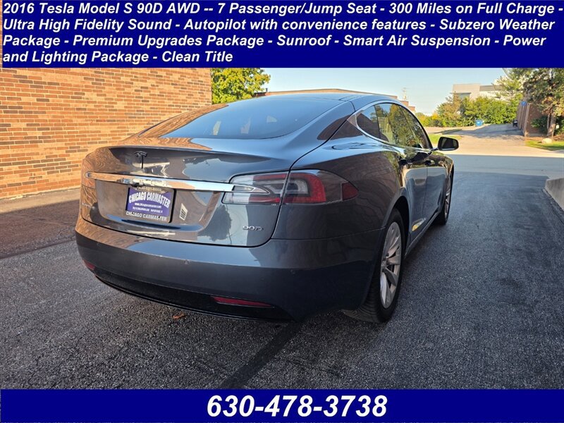 Used 2016 Tesla Model S 90D AWD/4WD image 2