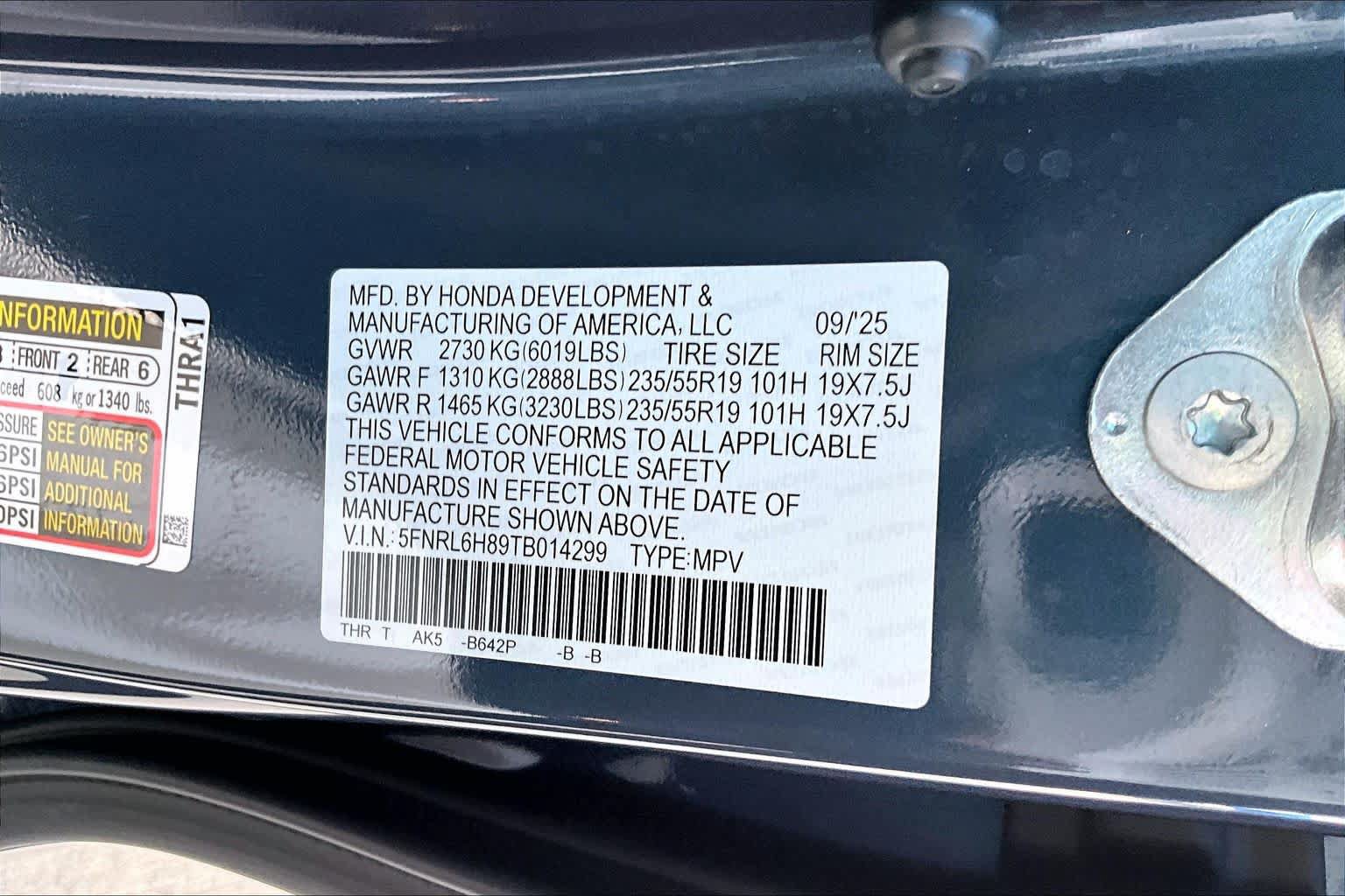 Used 2026 Honda Odyssey Touring image 33