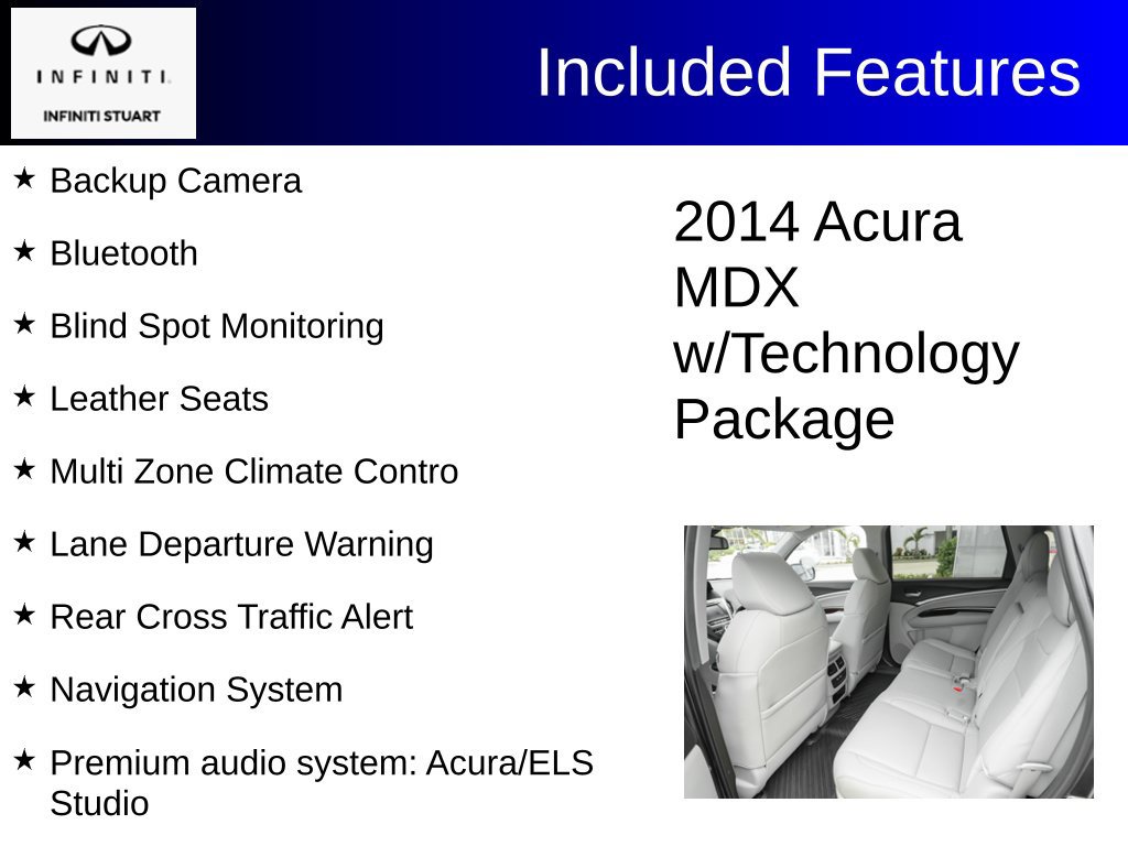 Used 2014 Acura MDX w/ Technology Package AWD/4WD image 7