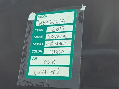 Used 2017 Toyota 4Runner Limited image 8