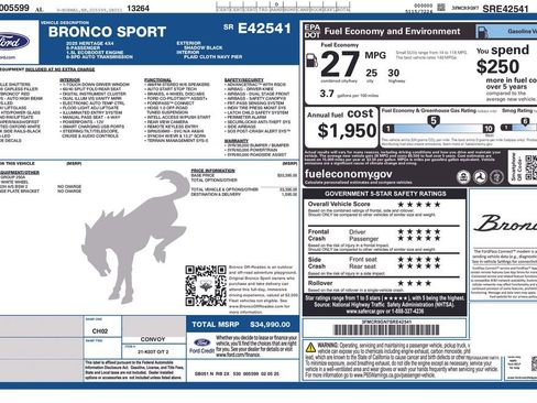 Used 2025 Ford Bronco Sport Heritage image 2