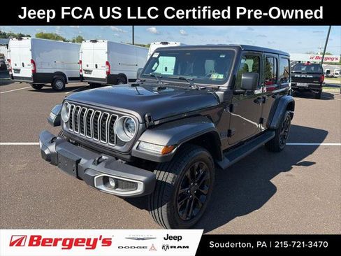 Certified 2025 Jeep Wrangler Unlimited Sahara AWD/4WD image 1
