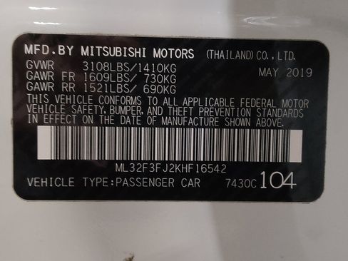 Used 2019 Mitsubishi Mirage G4 ES image 33