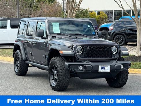 Certified 2025 Jeep Wrangler Unlimited Sport S 4xe image 1