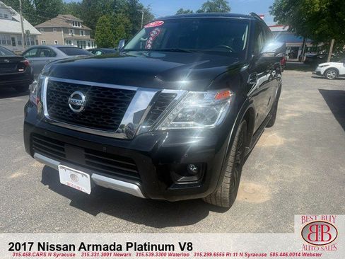 Used 2017 Nissan Armada Platinum w/ Captain Seat Package AWD/4WD image 7