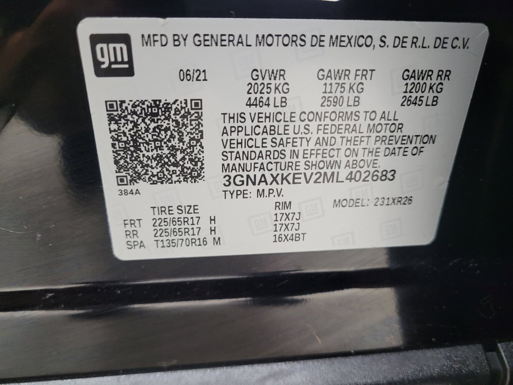 Used 2021 Chevrolet Equinox LT FWD image 33