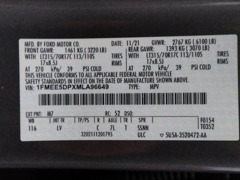 Used 2021 Ford Bronco Big Bend w/ Sasquatch Package image 38