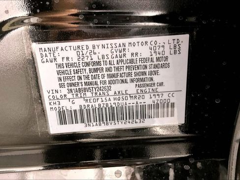 New 2026 Nissan Sentra S w/ S Cold Weather Package image 43