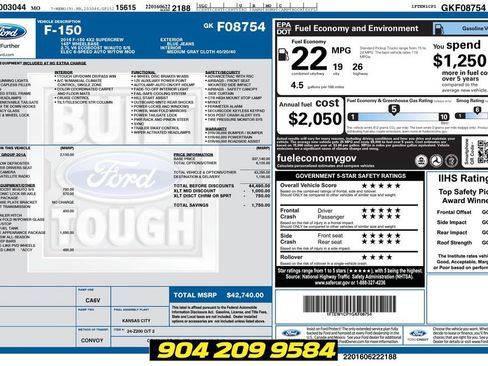 Used 2016 Ford F150 XLT w/ Equipment Group 301A Mid RWD image 2