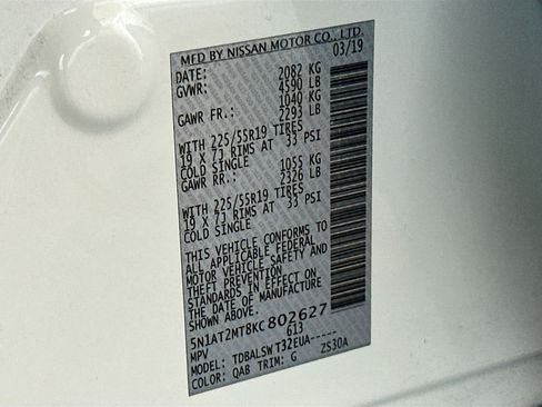 Used 2019 Nissan Rogue SL w/ Premium Package image 35