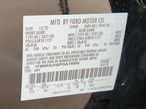 Used 2023 Ford Explorer Timberline w/ Timberline Technology Package image 37