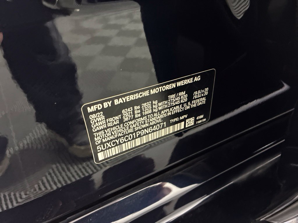 Certified 2023 BMW X6 xDrive40i w/ M Sport Package AWD/4WD image 34