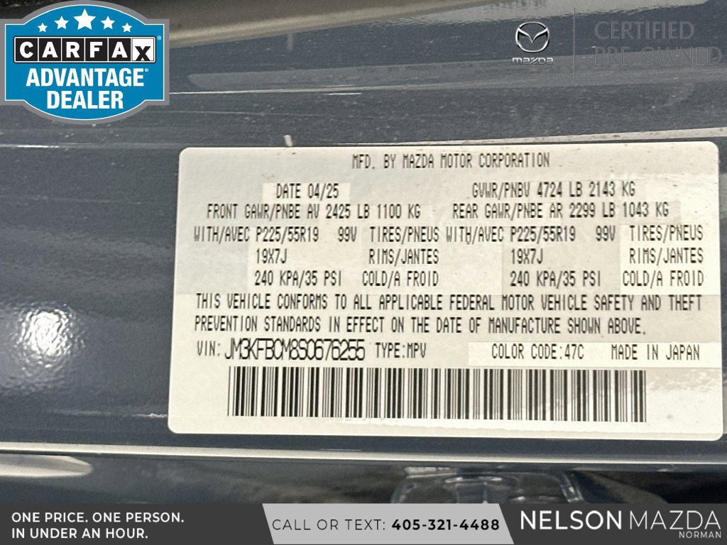 Certified 2025 MAZDA CX-5 Carbon Edition AWD/4WD image 35