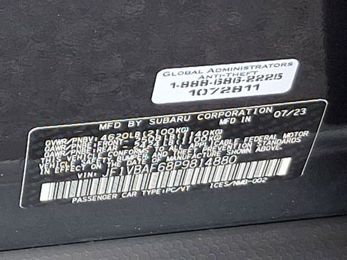 Certified 2023 Subaru WRX Premium AWD/4WD image 27