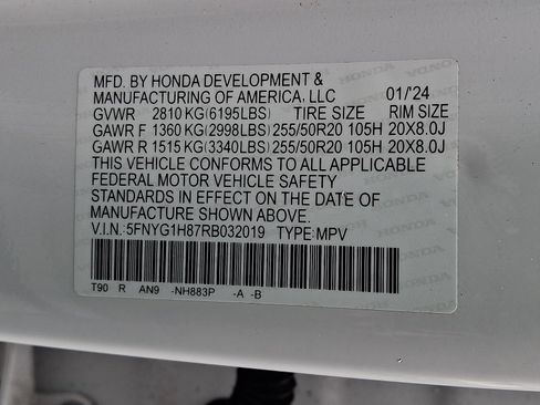 Used 2024 Honda Pilot Elite image 33