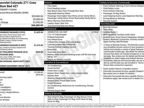 Used 2023 Chevrolet Colorado Z71 w/ Z71 Convenience Package 2 AWD/4WD image 20