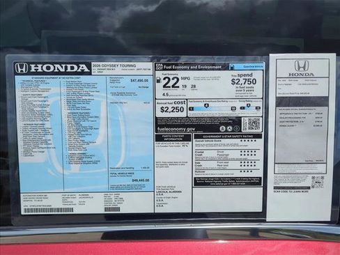 New 2026 Honda Odyssey Touring image 25