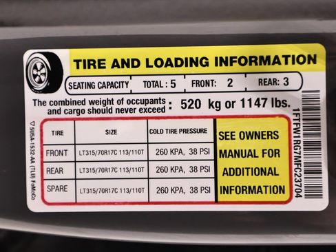 Certified 2021 Ford F150 Raptor w/ Equipment Group 801A High AWD/4WD image 54