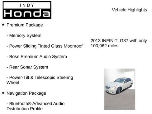 Used 2013 INFINITI G37 x w/ Premium Pkg image 8