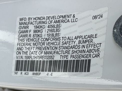 Used 2024 Honda Civic EX-L image 27