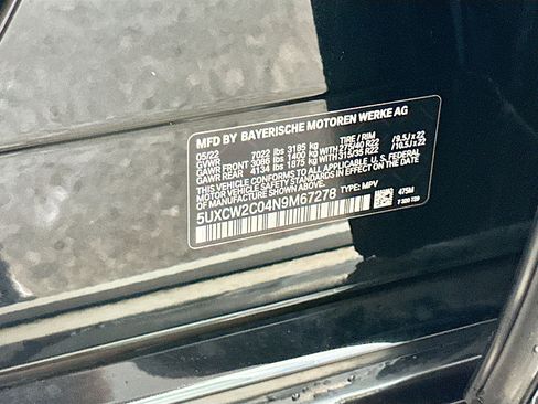 Certified 2022 BMW X7 xDrive40i w/ Premium Package image 37