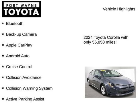 Used 2024 Toyota Corolla LE FWD image 7