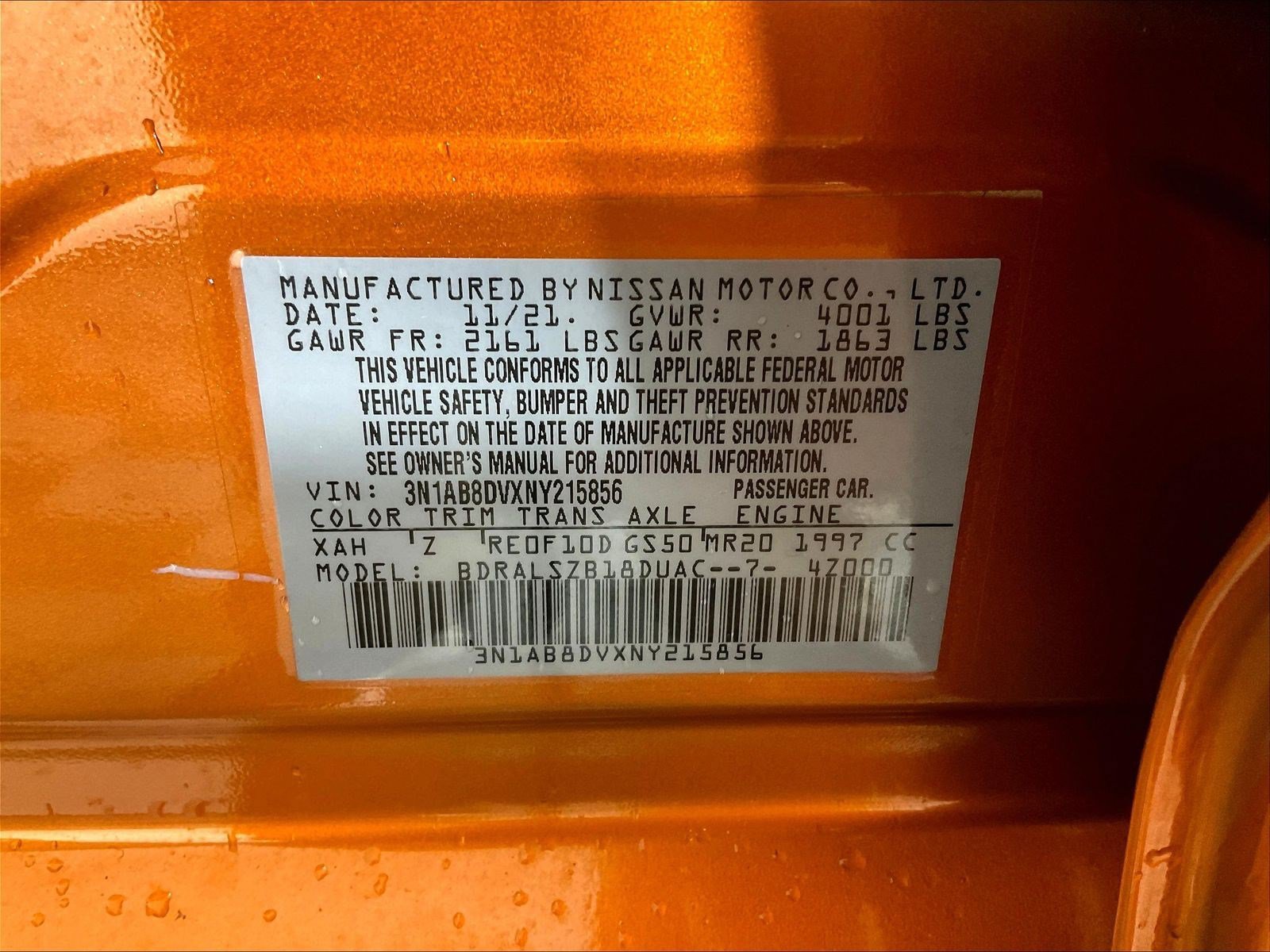 Used 2022 Nissan Sentra SR w/ SR Premium Package FWD image 19