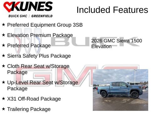 New 2026 GMC Sierra 1500 Elevation w/ Elevation Premium Package image 3