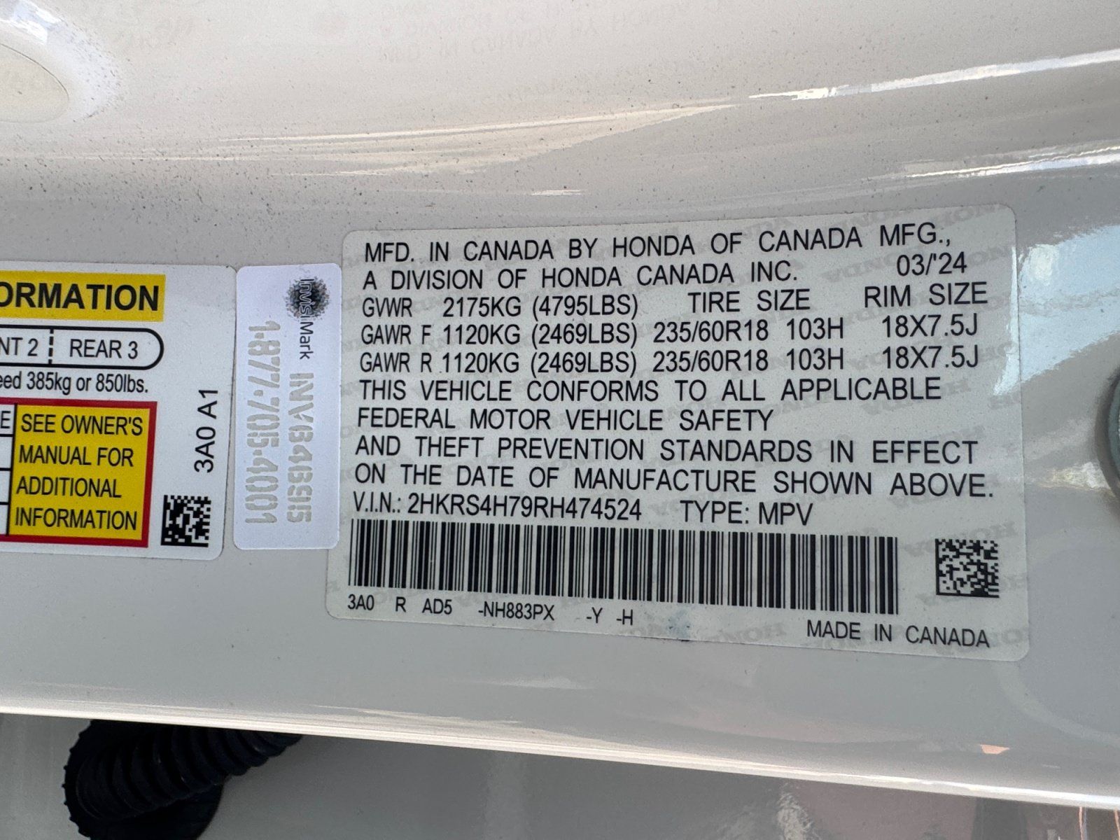 Used 2024 Honda CR-V EX-L image 16
